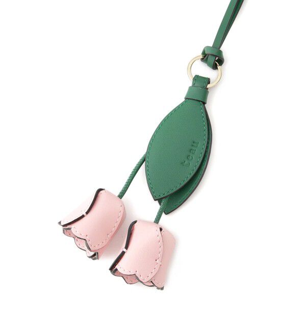 ROPE「【teau・牛革】panier tulip ring charm（キー/バッグチャーム・ネックレス）」|チャーム・キーホルダー|