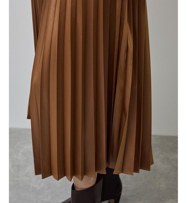 ROPE「シャイニープリーツスカート/イージーケア」|スカート|