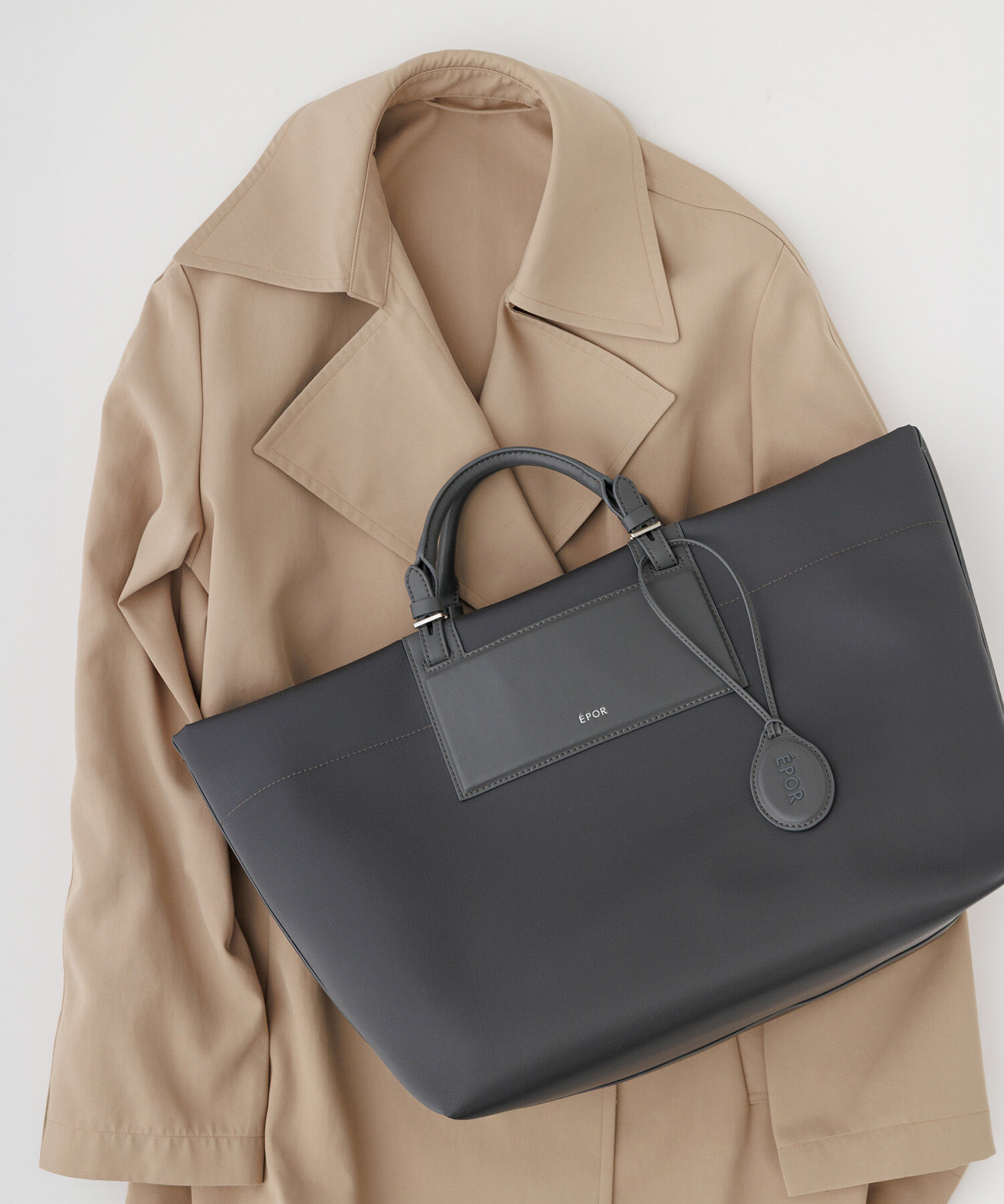 ROPE「【E'POR】BOAT BAG Large/A4対応・撥水・軽量・26SS新色」|トートバッグ|グレー(07)