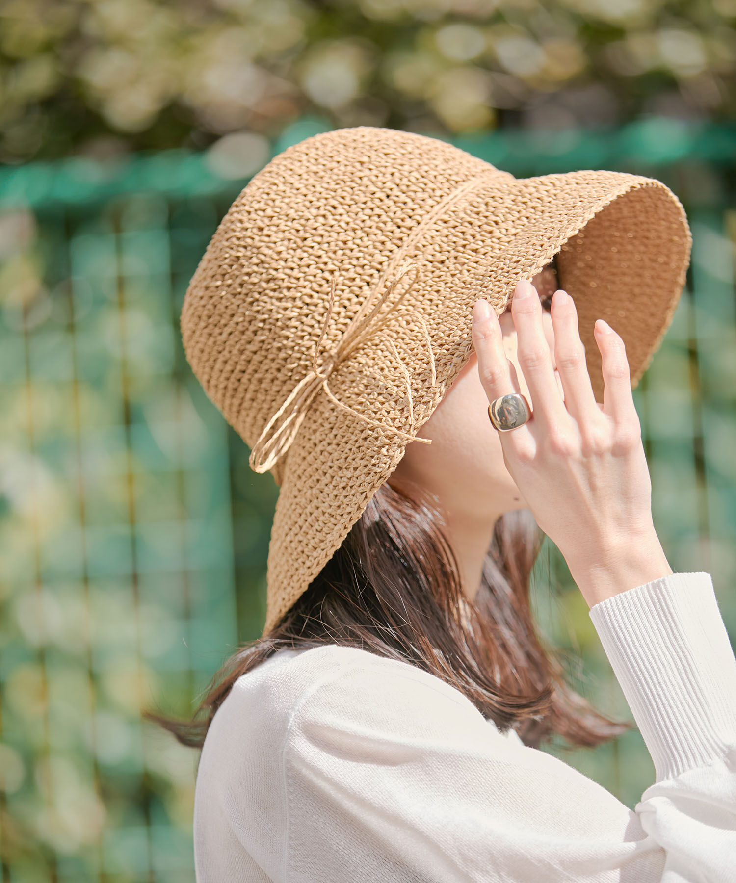 VIS「ナチュラル雑材ハット」|ハット|