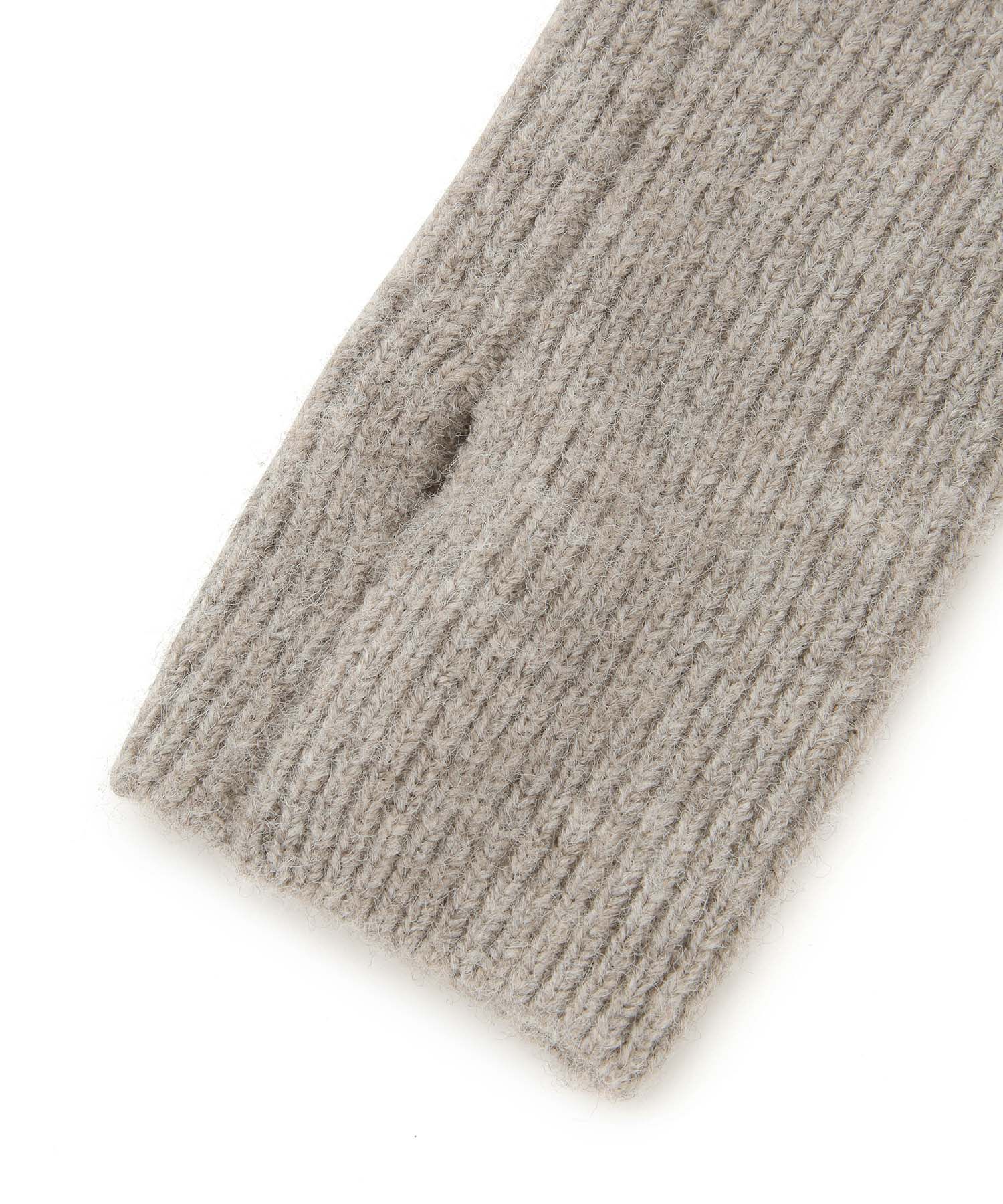 VIS「【2WAY】フィンガーレスリブニットアームウォーマー」|手袋|