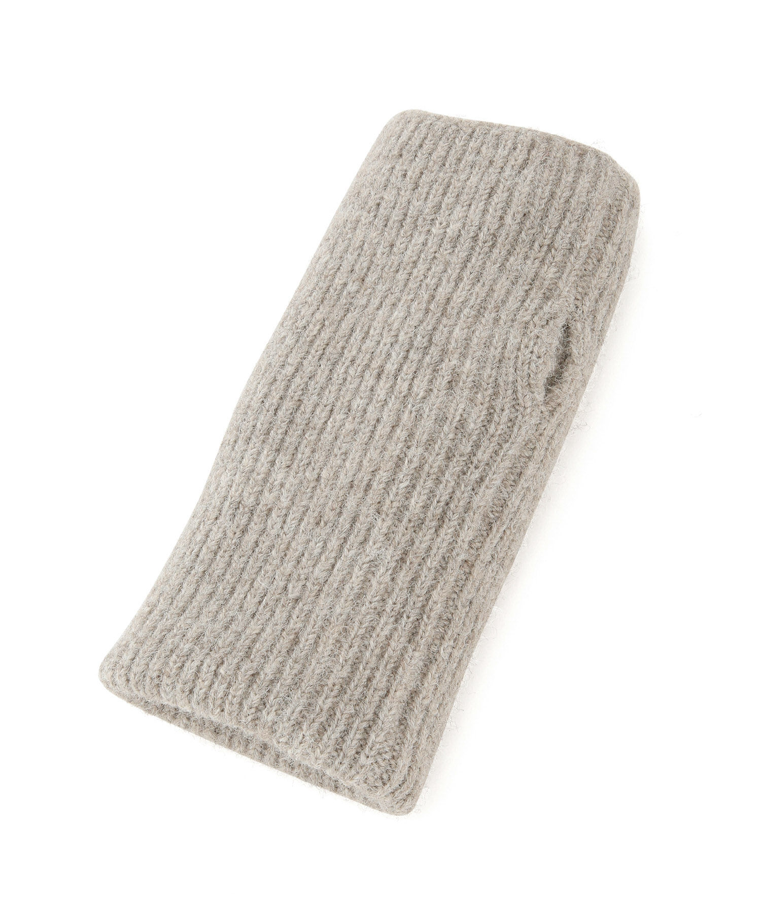 VIS「【2WAY】フィンガーレスリブニットアームウォーマー」|手袋|