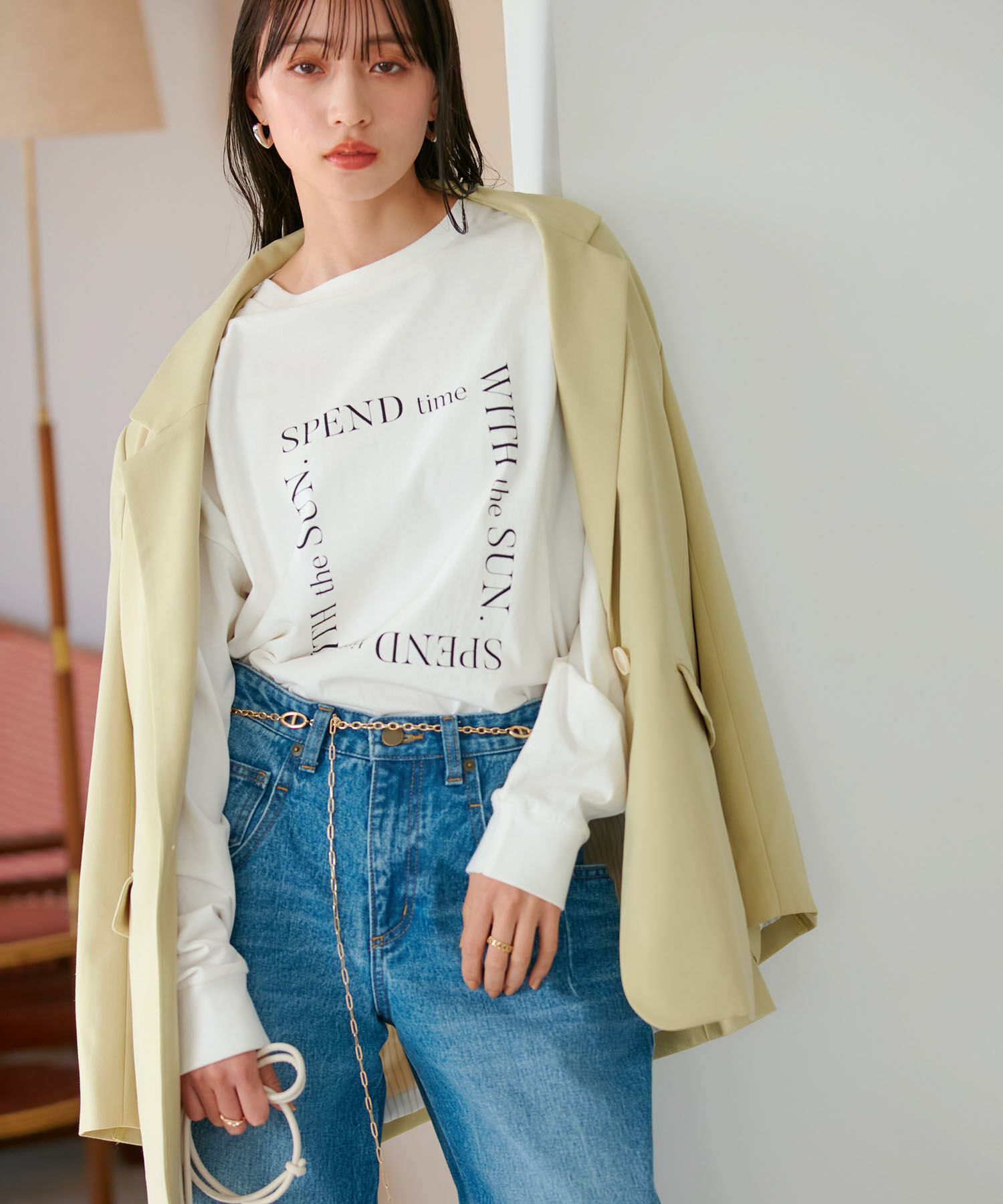 VIS「【マルチWAY】レイヤードチェーンベルト」|ベルト|