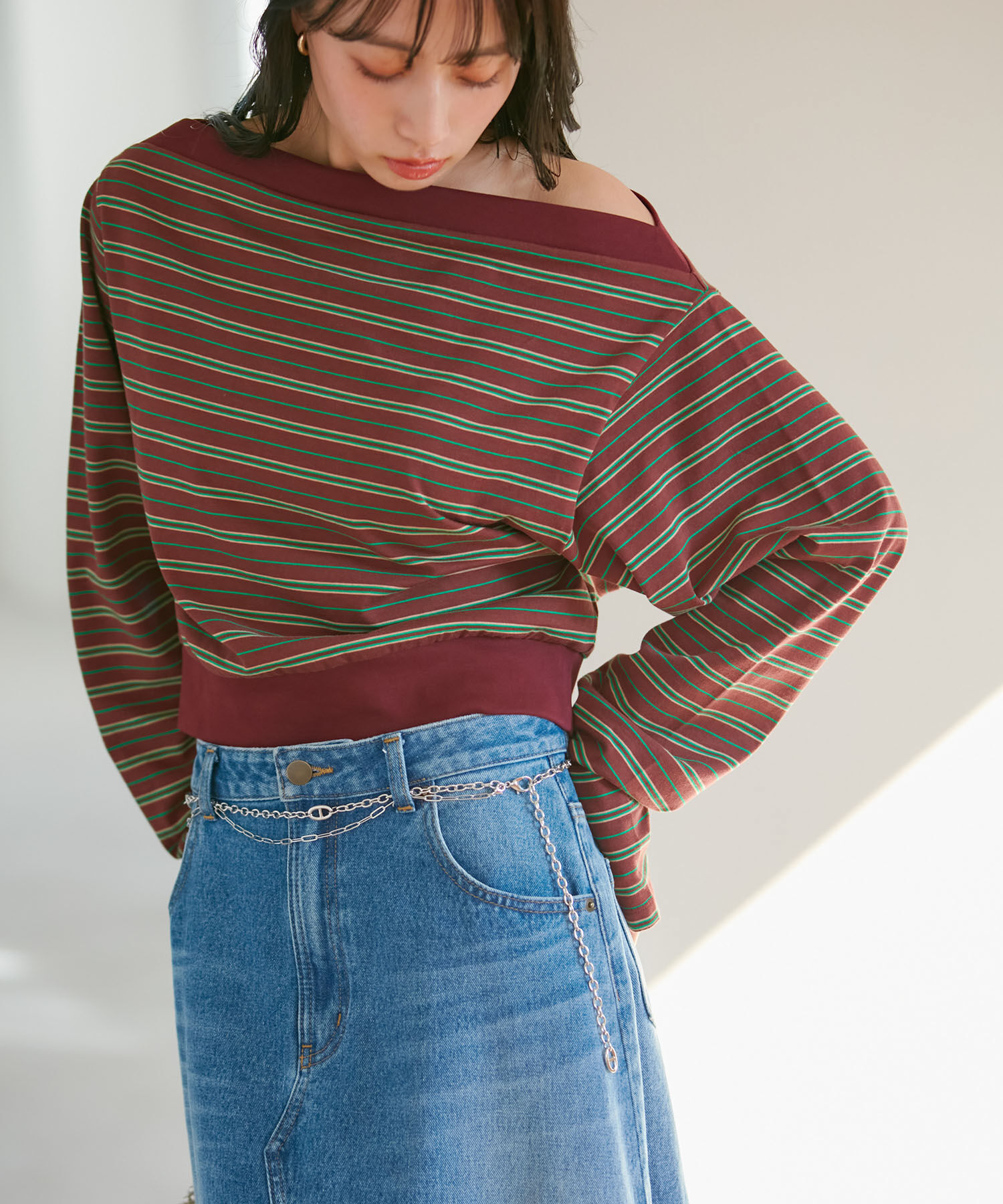 VIS「【マルチWAY】レイヤードチェーンベルト」|ベルト|