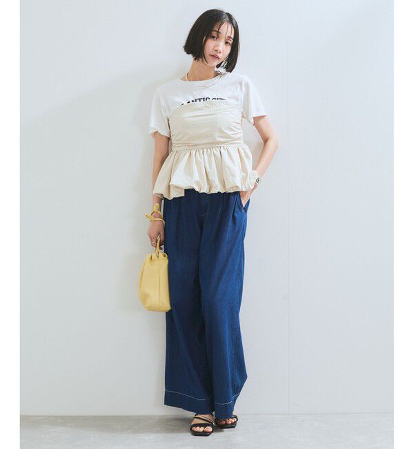 VIS「コサージュ付きバルーンナイロンビスチェ」|その他|