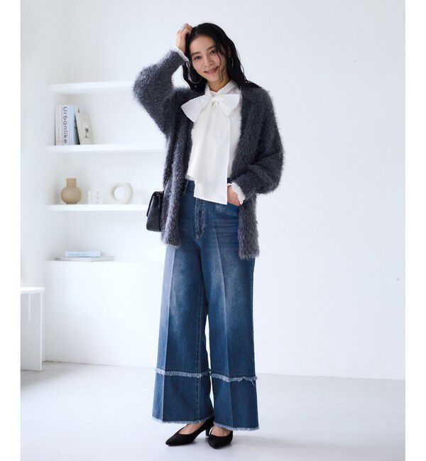VIS「フリンジフレアデニム」|デニム|
