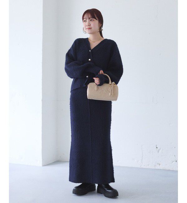 VIS「ロゴスエードミニボストンバッグ/2WAY」|ボストンバッグ|