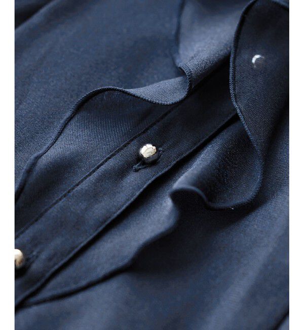 VIS「シアーラッフルブラウス/イージーケア」|シャツ・ブラウス|