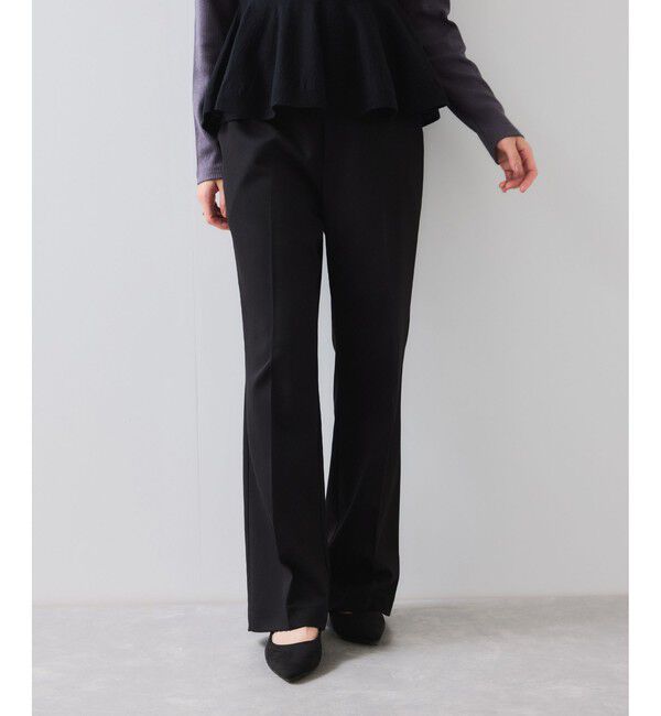 VIS「フレアーリラックススラックス」|スラックス|ブラック(01)