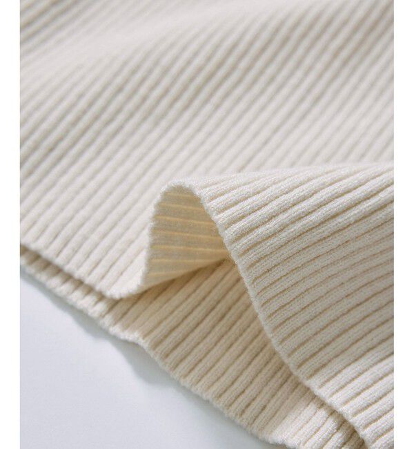 VIS「アシメねじれデザインリブニット」|ニット・セーター|