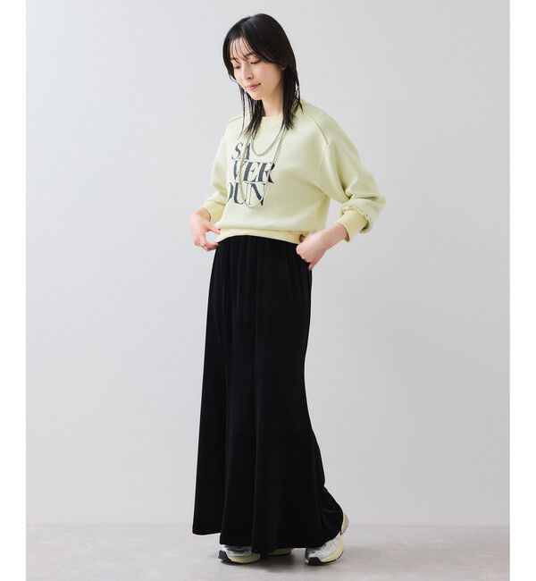 VIS「ベロアナロースカート」|スカート|