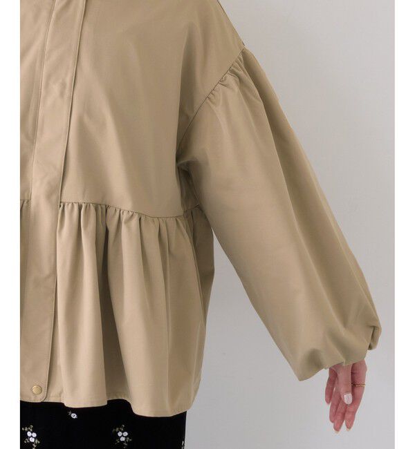 VIS「【WEB限定】バルーンスリーブペプラムブルゾン」|ブルゾン・スタジャン|