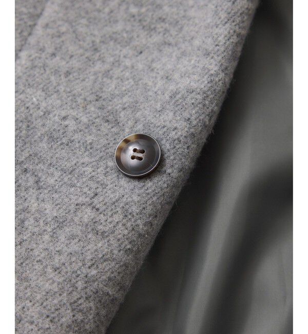 VIS「尾州シャギースタンドカラーロングコート/静電気防止・WEB限定PS・TMサイズ」|その他|