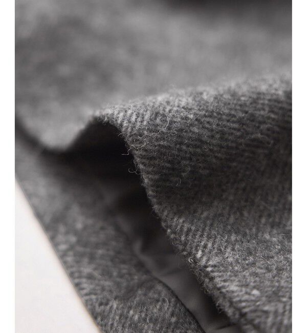 VIS「尾州シャギースタンドカラーロングコート/静電気防止・WEB限定PS・TMサイズ」|その他|