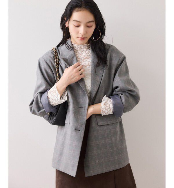 VIS「レースプチハイネックインナープルオーバー」|Tシャツ・カットソー|