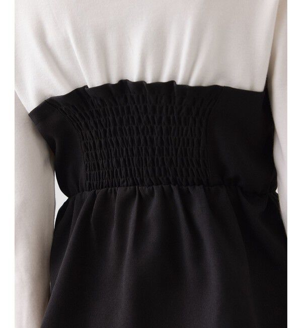 VIS「美easyウーリッシュリボンビスチェドッキングカットソープルオーバー/セットアップ対応・イージーケア」|Tシャツ・カットソー|