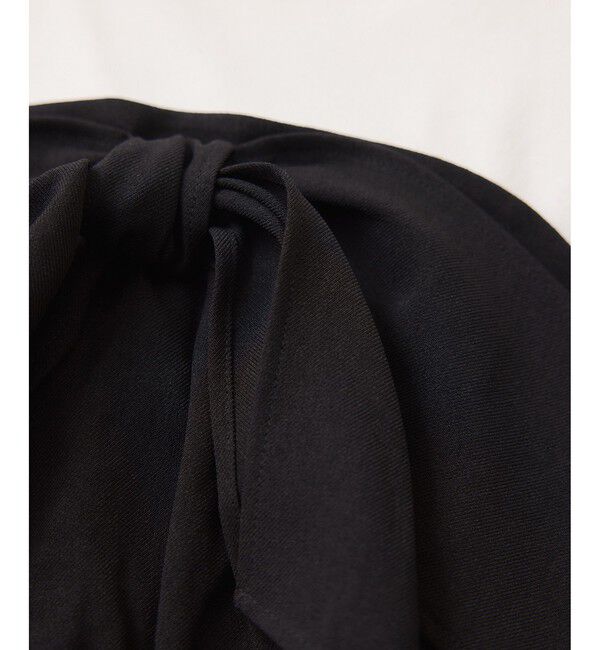 VIS「美easyウーリッシュリボンビスチェドッキングカットソープルオーバー/セットアップ対応・イージーケア」|Tシャツ・カットソー|