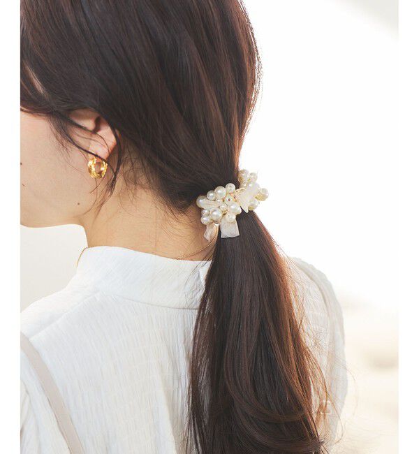 VIS「パールリボンヘアゴム」|ヘアゴム・シュシュ|