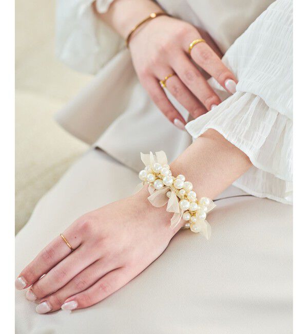 VIS「パールリボンヘアゴム」|ヘアゴム・シュシュ|