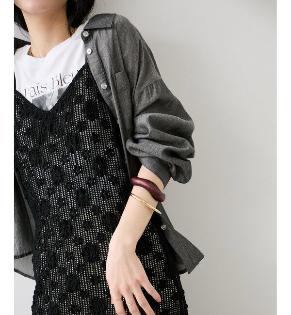 VIS「フラワーレースキャミワンピース」|ワンピース|