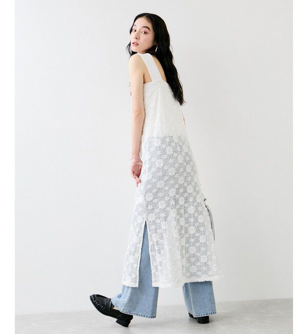 VIS「フラワーレースキャミワンピース」|ワンピース|