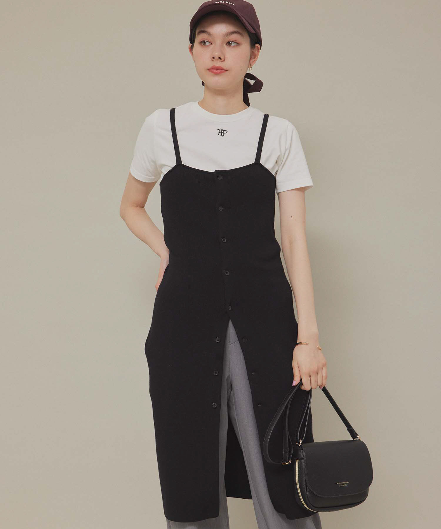 Rope&rsquo;Picnic「着丈が選べる/ニットビスチェ」|キャミソール|