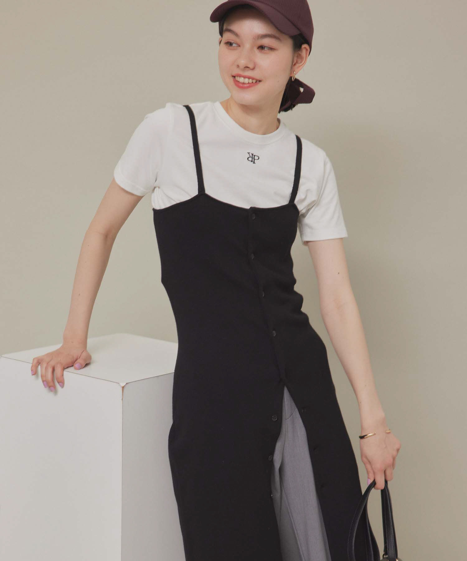 Rope&rsquo;Picnic「着丈が選べる/ニットビスチェ」|キャミソール|