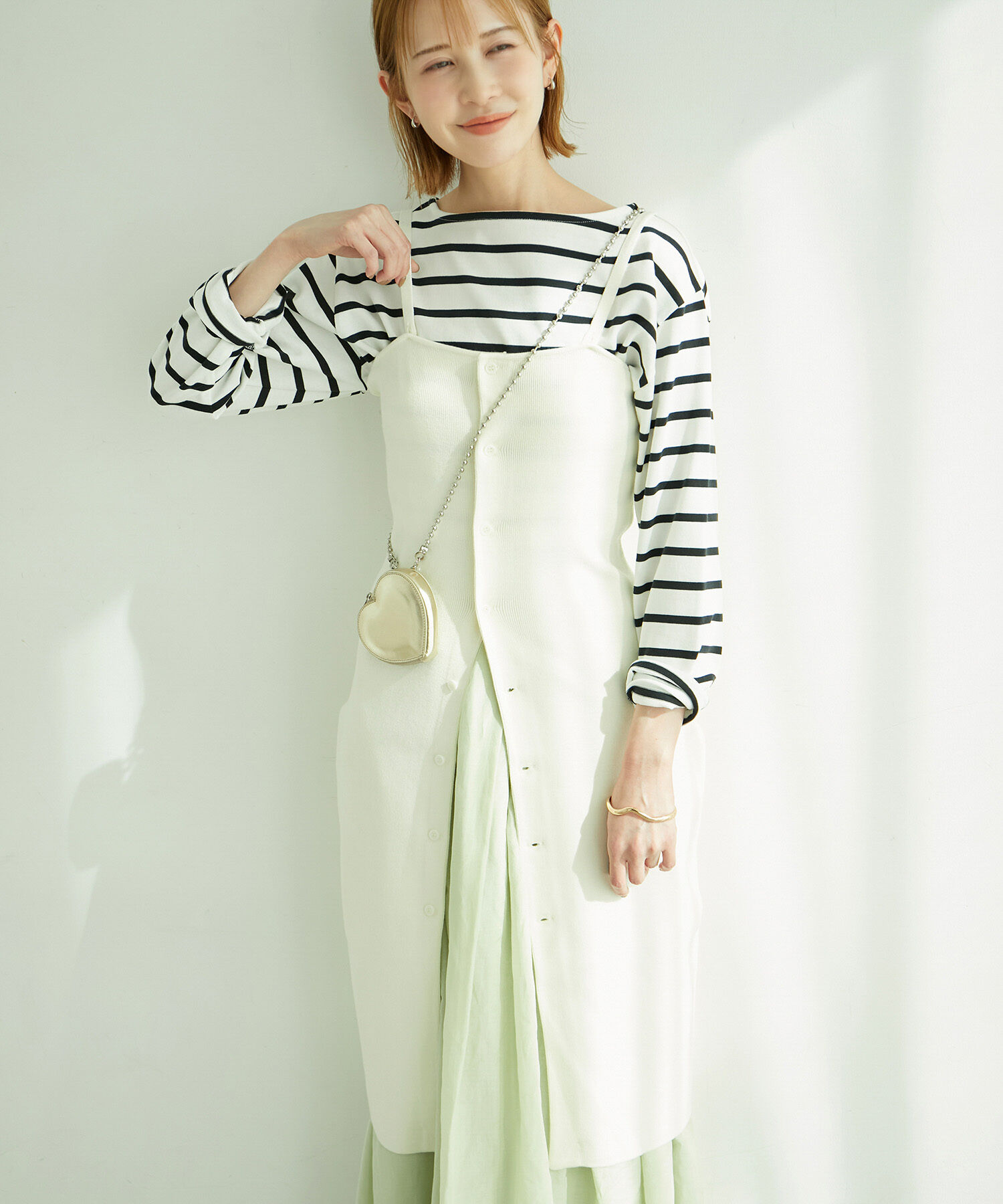 Rope&rsquo;Picnic「着丈が選べる/ニットビスチェ」|キャミソール|