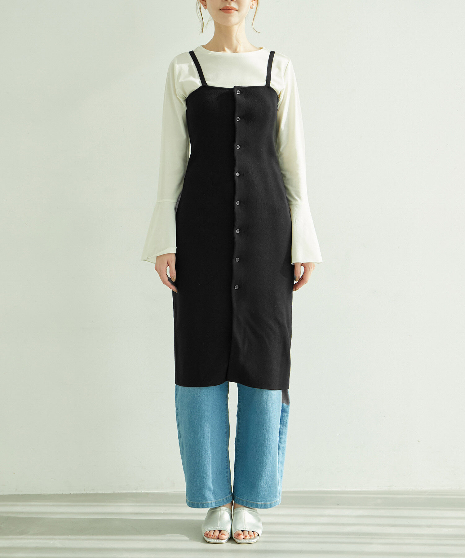 Rope&rsquo;Picnic「着丈が選べる/ニットビスチェ」|キャミソール|