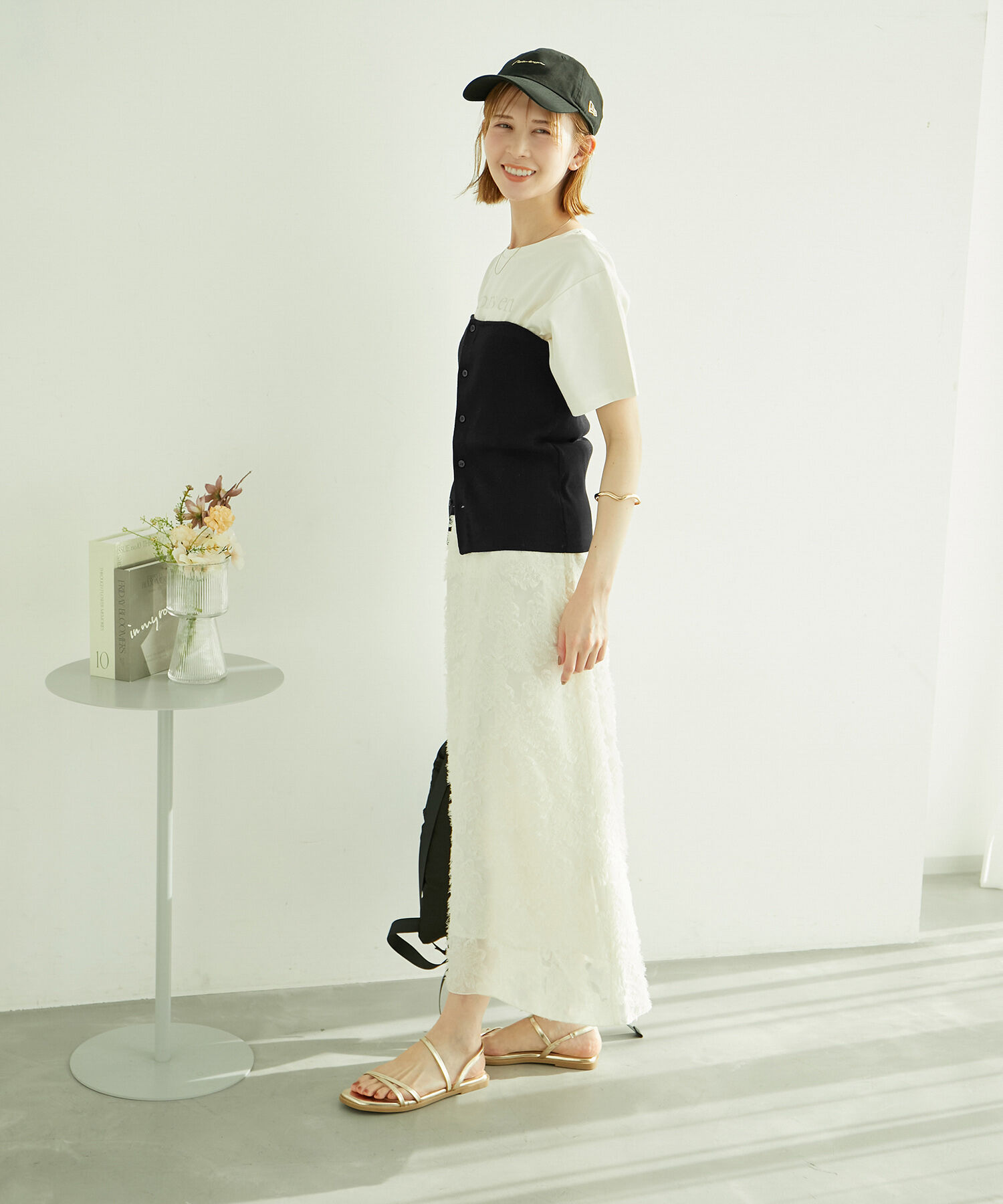 Rope&rsquo;Picnic「着丈が選べる/ニットビスチェ」|キャミソール|