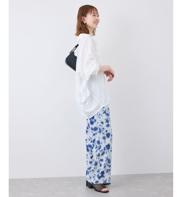 Rope&rsquo;Picnic「フローラルプリントイージーパンツ」|チノ|