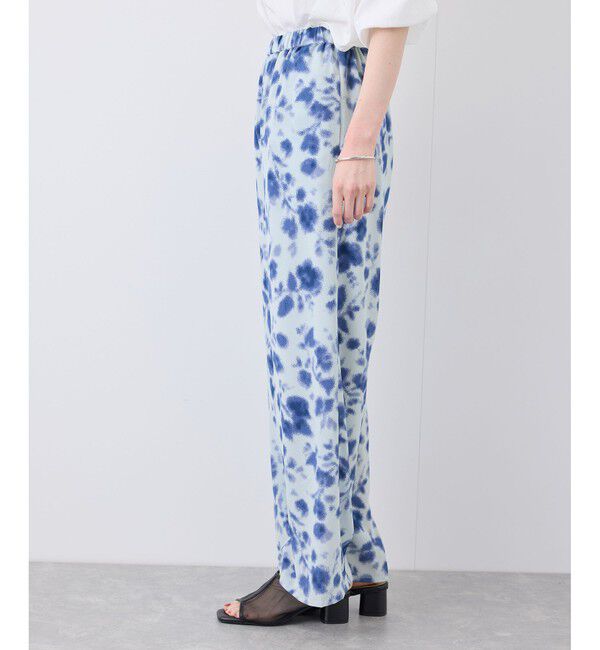 Rope&rsquo;Picnic「フローラルプリントイージーパンツ」|チノ|