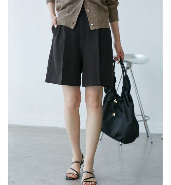 Rope&rsquo;Picnic「ハーフタックパンツ」|チノ|