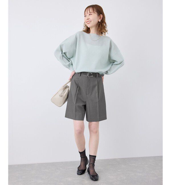 Rope&rsquo;Picnic「ハーフタックパンツ」|チノ|