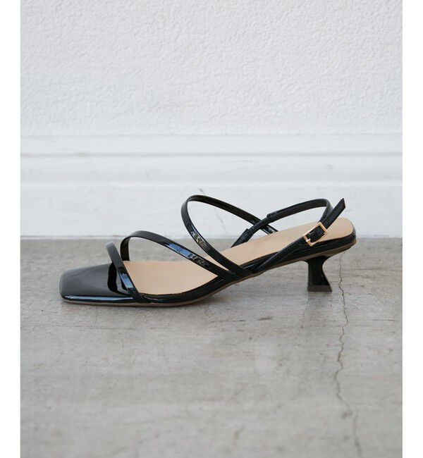 ROPE PICNIC PASSAGE「ナローストラップキトゥンヒールサンダル」|サンダル|