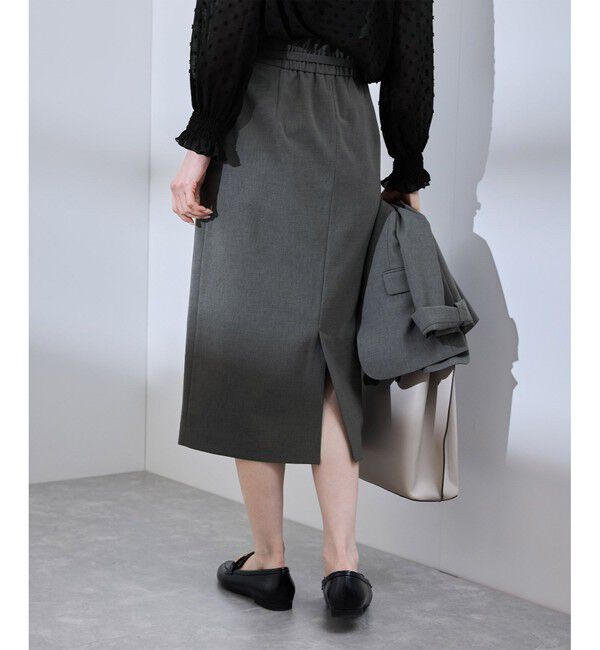 Rope&rsquo;Picnic「【UV対応】【リネンライク・シリーズ】アイラインスカート/通勤・セットアップ対応」|スカート|