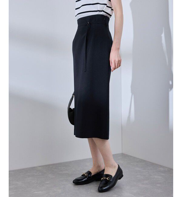 Rope&rsquo;Picnic「【UV対応】【リネンライク・シリーズ】アイラインスカート/通勤・セットアップ対応」|スカート|