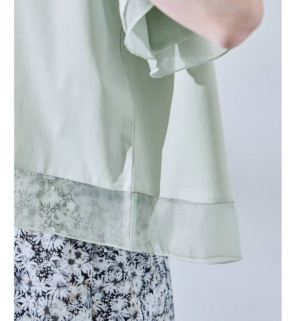 Rope&rsquo;Picnic「【UVカット・接触冷感】着丈が選べる70シルケットシアードッキングトップス」|Tシャツ・カットソー|