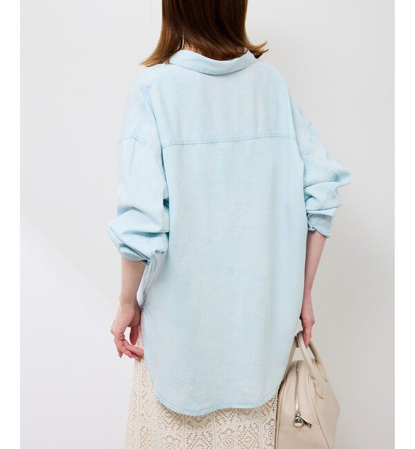 Rope&rsquo;Picnic「シャンブレーデニム調シャツ」|シャツ・ブラウス|