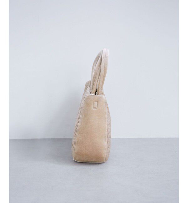 ROPE PICNIC PASSAGE「キルティングベロアミニショルダーバッグ」|ショルダー・メッセンジャー|