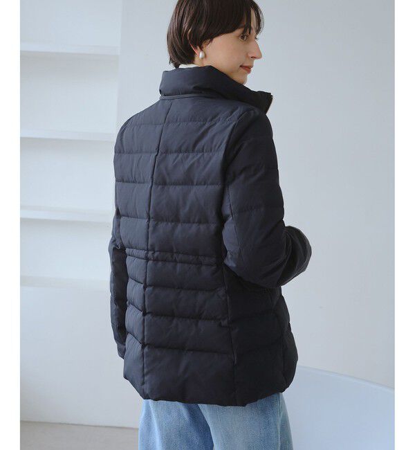 Rope&rsquo;Picnic「【GREEN DOWN/グリーンダウン】ファー付きダウンミドル丈コート/リンクコーデ」|ダウン|