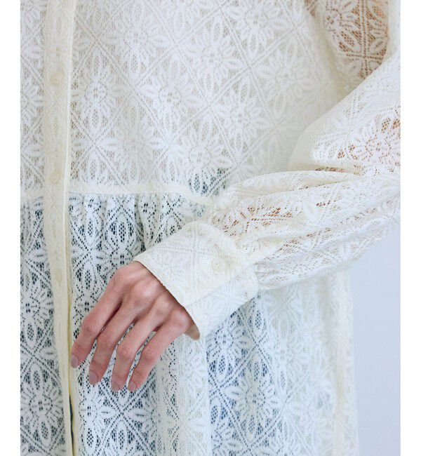 Rope&rsquo;Picnic「レースペプラムシャツブラウス」|シャツ・ブラウス|