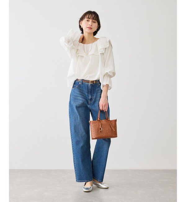 Rope&rsquo;Picnic「お着軽シャツシリーズ レース使い2WAYオフショルシアーブラウス/接触冷感・通気性」|シャツ・ブラウス|