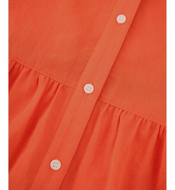 Rope&rsquo;Picnic「お着軽シャツシリーズ フリルカラーシアーペプラムブラウス/接触冷感・通気性」|シャツ・ブラウス|