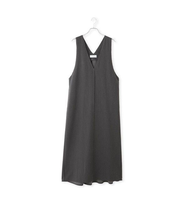 ADAM ET ROPE'「【WEB限定】カットオフノースリーブワンピース」|ワンピース|