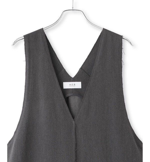 ADAM ET ROPE'「【WEB限定】カットオフノースリーブワンピース」|ワンピース|