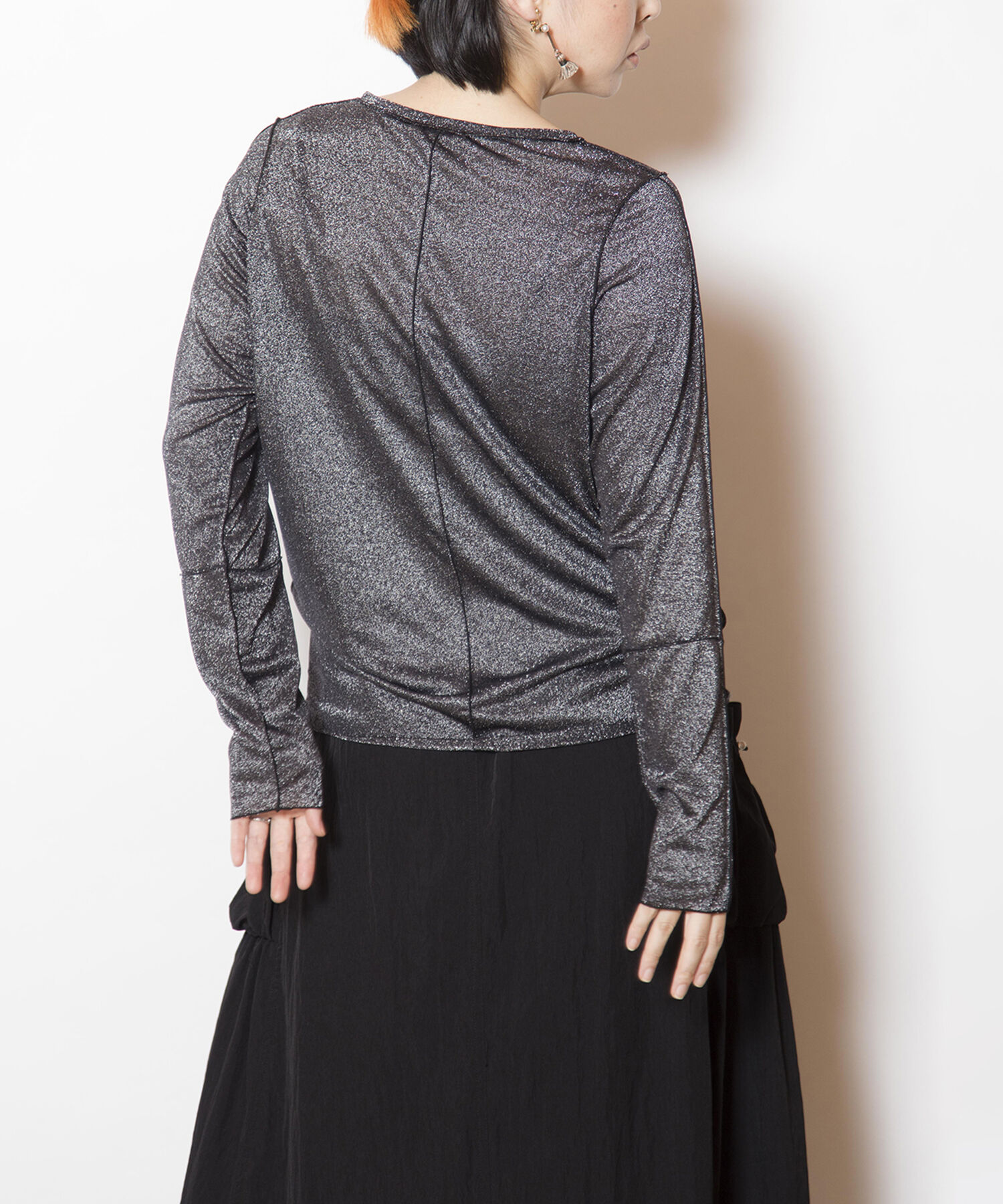  「メロー切替長袖Tシャツ」|Tシャツ・カットソー|