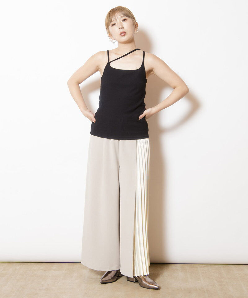  「アシンメトリーテレコキャミソール」|キャミソール|