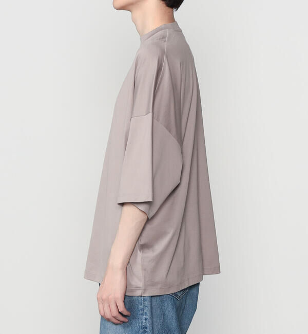 handvaerk「handvaerk | 60/2 ビッグクルーネックTシャツ SOLID MEN」|Tシャツ・カットソー|