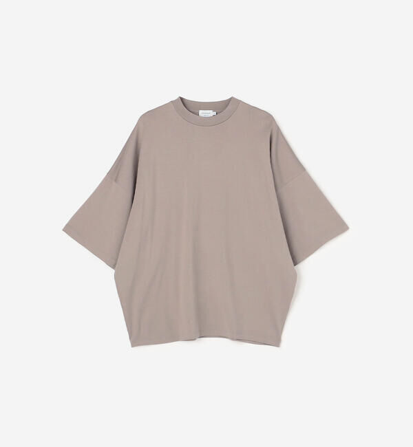 handvaerk「handvaerk | 60/2 ビッグクルーネックTシャツ SOLID MEN」|Tシャツ・カットソー|
